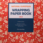 wrapping paper book eno greeting natural european