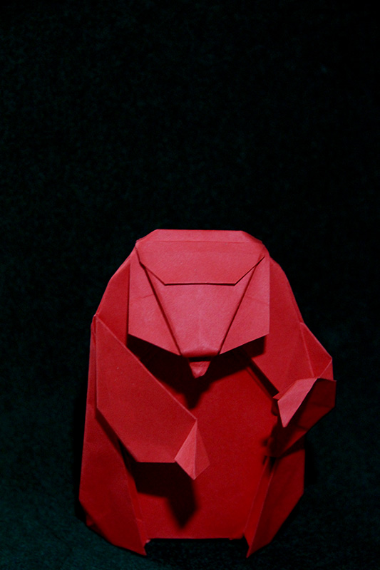 chinese new year monkey origami