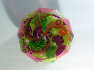 spiral colorful globes plastic folder