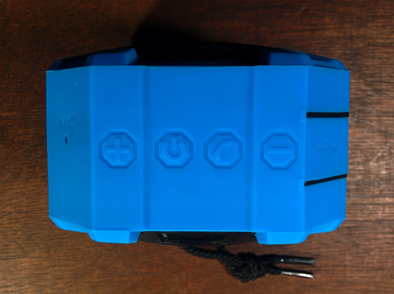 elliot rugged bluetooth speaker buttons