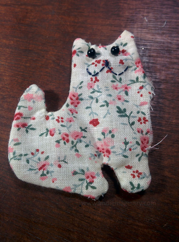 DIY Cat Keychain Craft Kit sewing