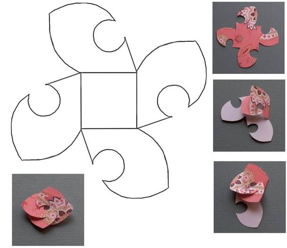 paper flower pattern cut file